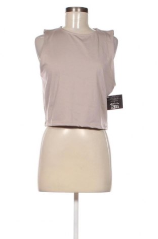 Γυναικείο αμάνικο μπλουζάκι Nly Trend, Μέγεθος L, Χρώμα  Μπέζ, Τιμή 10,82 €