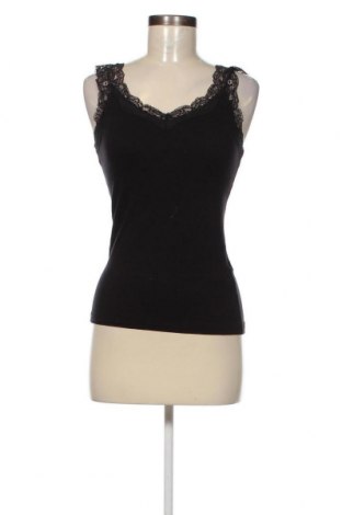 Γυναικείο αμάνικο μπλουζάκι Pieces, Μέγεθος M, Χρώμα Μαύρο, Τιμή 6,39 €