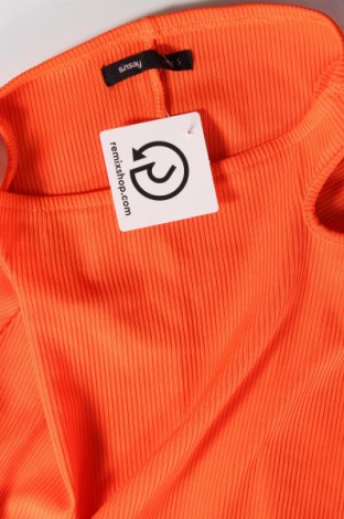 Γυναικείο αμάνικο μπλουζάκι Sinsay, Μέγεθος S, Χρώμα Πορτοκαλί, Τιμή 2,80 €