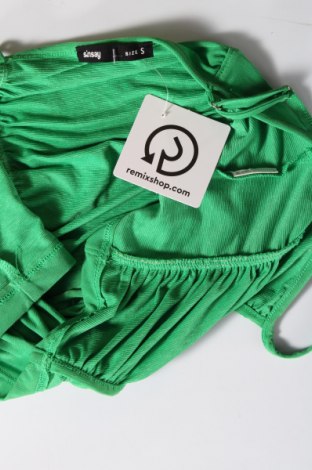 Damska koszulka na ramiączkach Sinsay, Rozmiar S, Kolor Zielony, Cena 17,93 zł