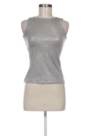 Γυναικείο αμάνικο μπλουζάκι Sisley, Μέγεθος S, Χρώμα Ασημί, Τιμή 8,29 €