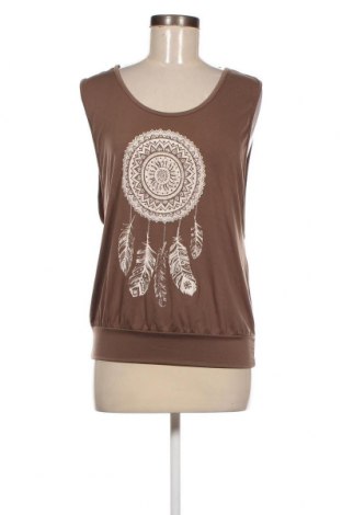 Γυναικείο αμάνικο μπλουζάκι Styleboom, Μέγεθος M, Χρώμα Καφέ, Τιμή 3,79 €