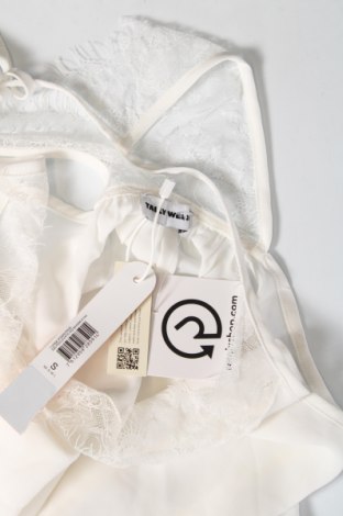 Γυναικείο αμάνικο μπλουζάκι Tally Weijl, Μέγεθος S, Χρώμα Λευκό, Τιμή 2,16 €