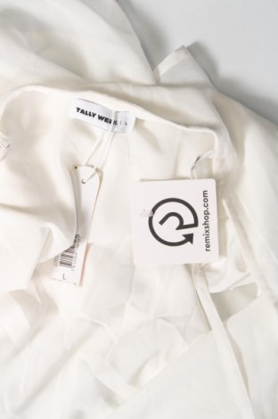 Γυναικείο αμάνικο μπλουζάκι Tally Weijl, Μέγεθος L, Χρώμα Λευκό, Τιμή 4,00 €