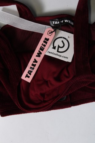 Γυναικείο αμάνικο μπλουζάκι Tally Weijl, Μέγεθος XS, Χρώμα Κόκκινο, Τιμή 6,38 €