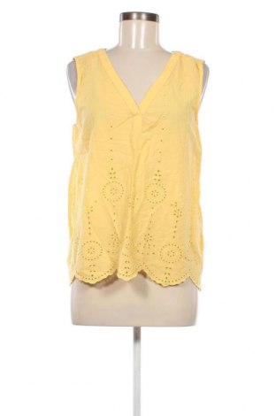 Γυναικείο αμάνικο μπλουζάκι Tom Tailor, Μέγεθος M, Χρώμα Κίτρινο, Τιμή 4,33 €