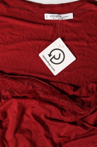 Damska koszulka na ramiączkach Violeta by Mango, Rozmiar XXL, Kolor Czerwony, Cena 96,09 zł