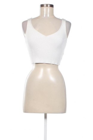 Γυναικείο αμάνικο μπλουζάκι Weekday, Μέγεθος L, Χρώμα Λευκό, Τιμή 9,28 €