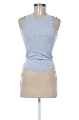 Γυναικείο αμάνικο μπλουζάκι Zara, Μέγεθος S, Χρώμα Μπλέ, Τιμή 4,08 €