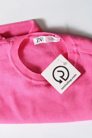Γυναικείο αμάνικο μπλουζάκι Zara, Μέγεθος L, Χρώμα Ρόζ , Τιμή 6,80 €