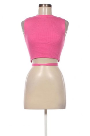 Γυναικείο αμάνικο μπλουζάκι Zara, Μέγεθος L, Χρώμα Ρόζ , Τιμή 3,88 €
