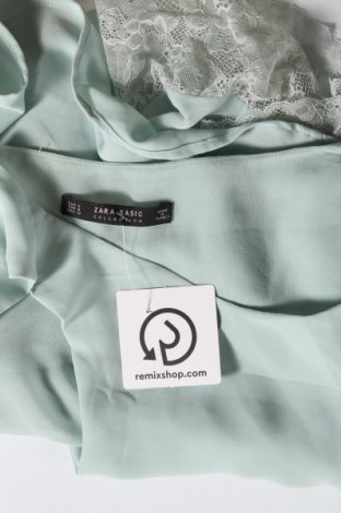 Γυναικείο αμάνικο μπλουζάκι Zara, Μέγεθος M, Χρώμα Πράσινο, Τιμή 5,56 €