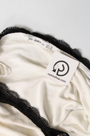 Дамски потник Zara Knitwear, Размер L, Цвят Бял, Цена 6,27 лв.