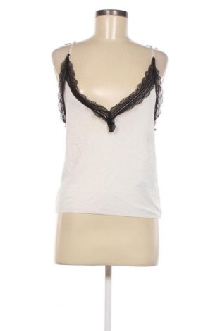 Γυναικείο αμάνικο μπλουζάκι Zara Knitwear, Μέγεθος L, Χρώμα Λευκό, Τιμή 6,80 €