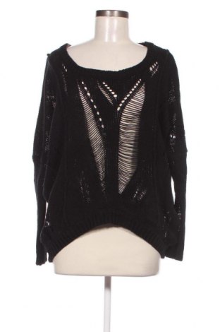 Дамски пуловер, Размер L, Цвят Черен, Цена 29,01 лв.