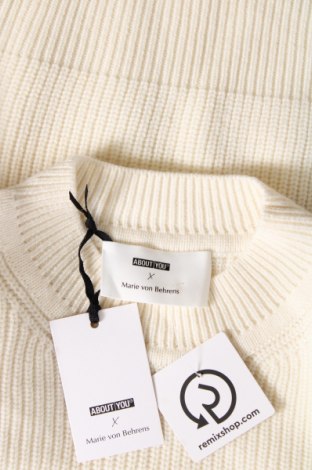 Γυναικείο πουλόβερ ABOUT YOU x Marie von Behrens, Μέγεθος XS, Χρώμα Εκρού, Τιμή 105,15 €