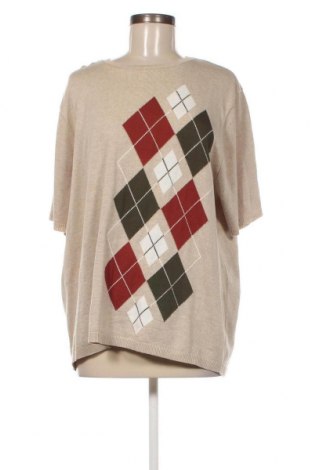 Γυναικείο πουλόβερ Alfred Dunner, Μέγεθος XXL, Χρώμα  Μπέζ, Τιμή 15,25 €