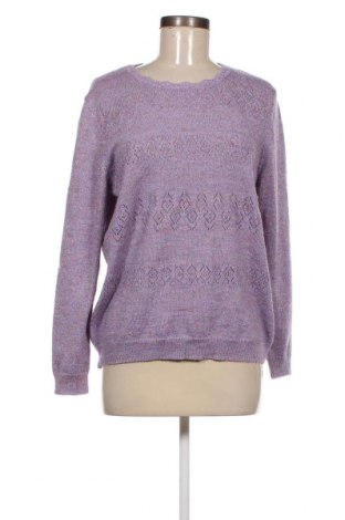 Дамски пуловер Alfred Dunner, Размер L, Цвят Лилав, Цена 14,50 лв.