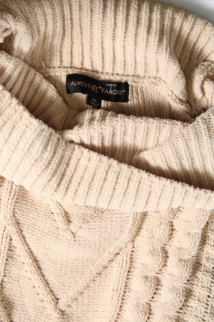 Дамски пуловер Almost Famous, Размер M, Цвят Бежов, Цена 11,60 лв.