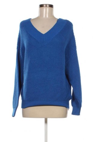 Дамски пуловер Amisu, Размер L, Цвят Син, Цена 10,15 лв.