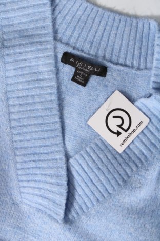 Γυναικείο πουλόβερ Amisu, Μέγεθος L, Χρώμα Μπλέ, Τιμή 5,92 €