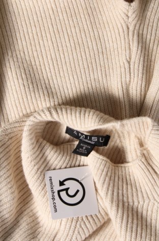 Pulover de femei Amisu, Mărime S, Culoare Bej, Preț 33,46 Lei