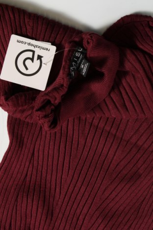 Дамски пуловер Amisu, Размер M, Цвят Червен, Цена 8,41 лв.
