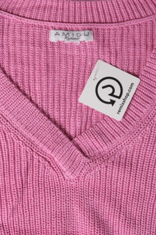 Pulover de femei Amisu, Mărime XL, Culoare Roz, Preț 19,08 Lei