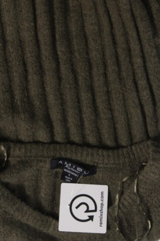 Γυναικείο πουλόβερ Amisu, Μέγεθος L, Χρώμα Πράσινο, Τιμή 3,59 €