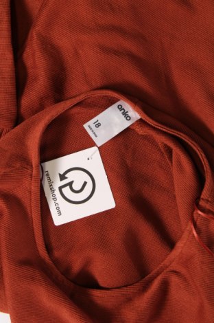 Дамски пуловер Anko, Размер XXL, Цвят Оранжев, Цена 6,67 лв.