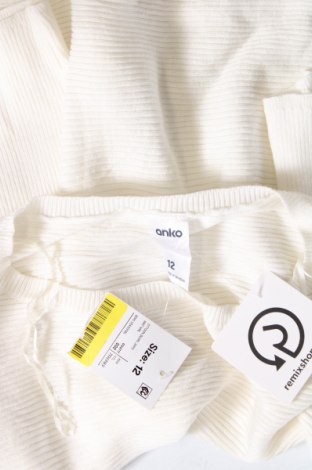 Дамски пуловер Anko, Размер M, Цвят Бял, Цена 46,00 лв.