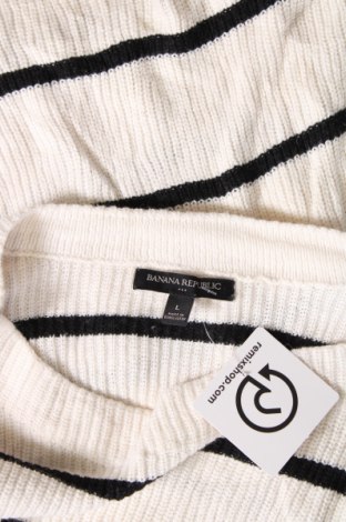 Дамски пуловер Banana Republic, Размер L, Цвят Бял, Цена 36,30 лв.
