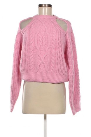 Дамски пуловер Bershka, Размер S, Цвят Розов, Цена 14,50 лв.