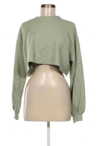 Дамски пуловер Bershka, Размер M, Цвят Зелен, Цена 29,00 лв.
