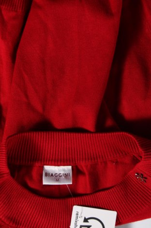 Дамски пуловер Biaggini, Размер M, Цвят Червен, Цена 29,33 лв.