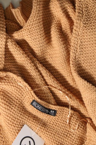 Γυναικείο πουλόβερ Blind Date, Μέγεθος XXL, Χρώμα  Μπέζ, Τιμή 4,84 €
