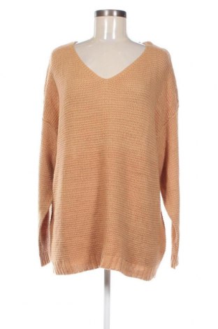 Дамски пуловер Blind Date, Размер XXL, Цвят Бежов, Цена 7,83 лв.