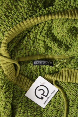 Дамски пуловер Blind Date, Размер L, Цвят Зелен, Цена 5,80 лв.