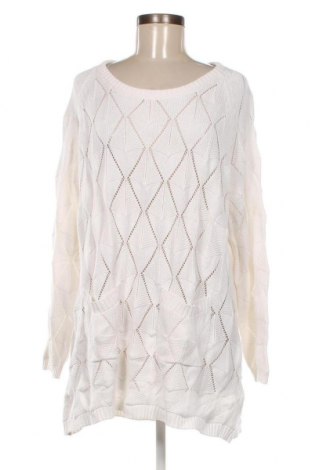 Γυναικείο πουλόβερ Bpc Bonprix Collection, Μέγεθος XXL, Χρώμα Λευκό, Τιμή 15,25 €