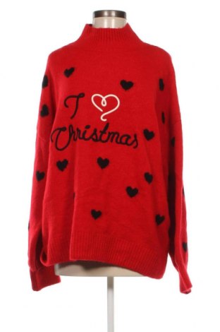 Γυναικείο πουλόβερ C&A, Μέγεθος XL, Χρώμα Κόκκινο, Τιμή 10,76 €