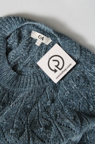 Дамски пуловер C&A, Размер L, Цвят Син, Цена 8,70 лв.