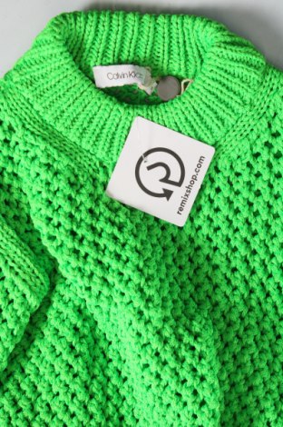 Γυναικείο πουλόβερ Calvin Klein, Μέγεθος XXS, Χρώμα Πράσινο, Τιμή 43,64 €