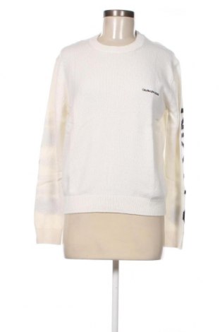 Дамски пуловер Calvin Klein Jeans, Размер S, Цвят Бял, Цена 121,80 лв.