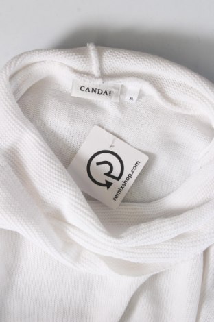 Дамски пуловер Canda, Размер XL, Цвят Бял, Цена 9,86 лв.