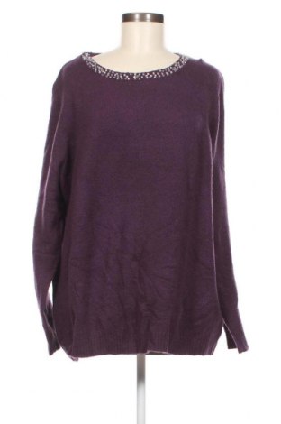 Γυναικείο πουλόβερ Canda, Μέγεθος XL, Χρώμα Βιολετί, Τιμή 4,66 €
