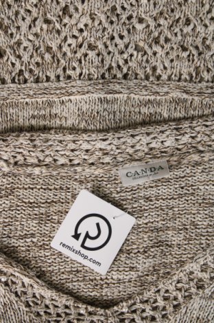 Γυναικείο πουλόβερ Canda, Μέγεθος M, Χρώμα  Μπέζ, Τιμή 4,66 €