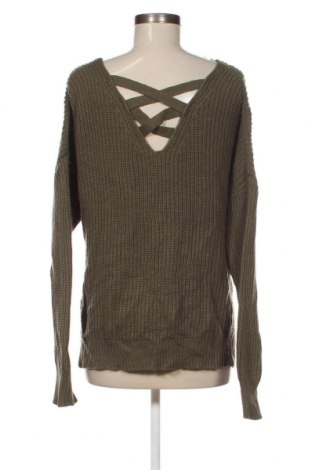 Дамски пуловер Charlotte Russe, Размер L, Цвят Зелен, Цена 7,83 лв.