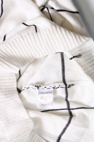 Дамски пуловер Chicwish, Размер XXL, Цвят Бял, Цена 13,53 лв.