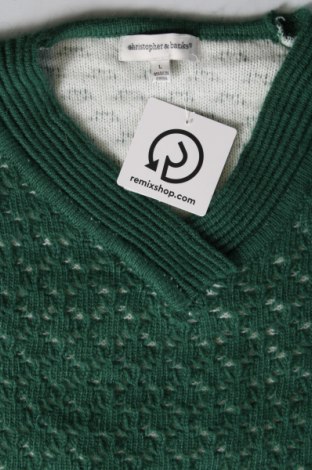 Дамски пуловер Christopher & Banks, Размер L, Цвят Зелен, Цена 11,60 лв.