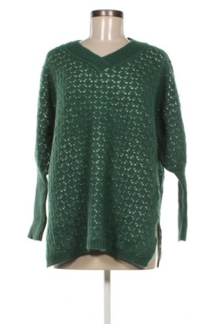 Дамски пуловер Christopher & Banks, Размер L, Цвят Зелен, Цена 11,60 лв.